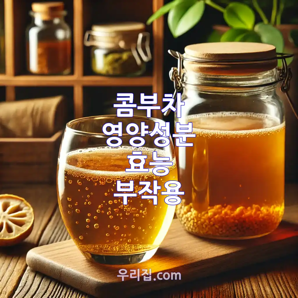 콤부차 영양성분 효능 부작용